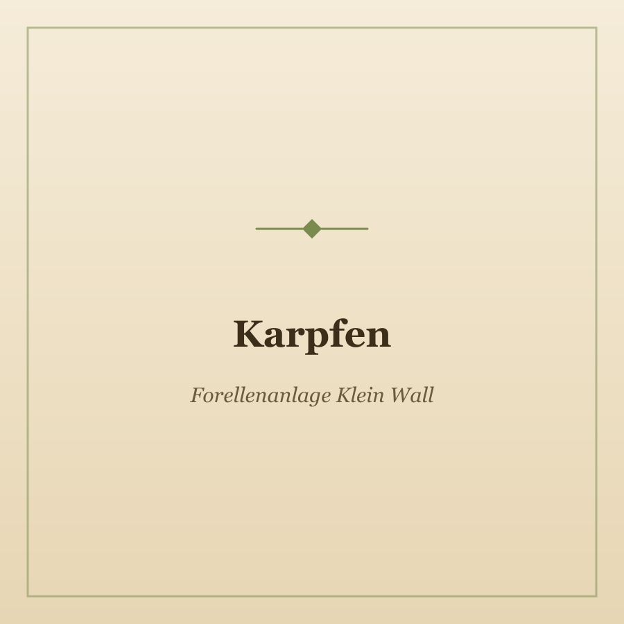 Karpfen
