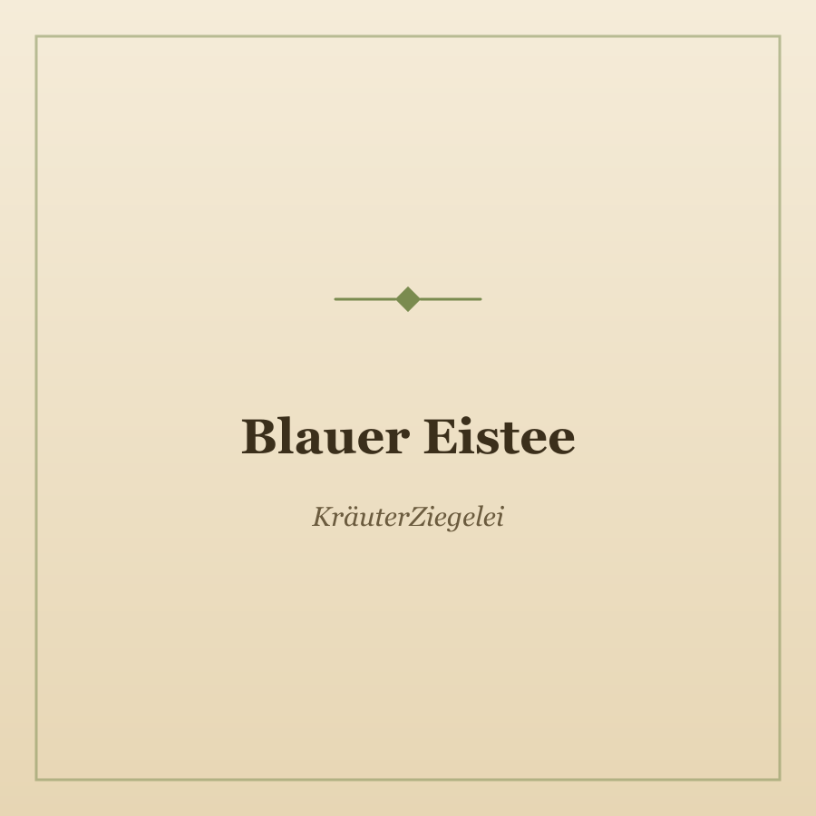 Blauer Eistee