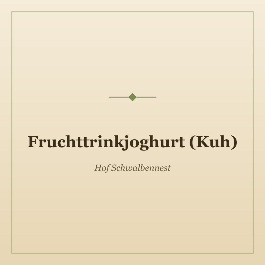 Fruchttrinkjoghurt (Kuh)