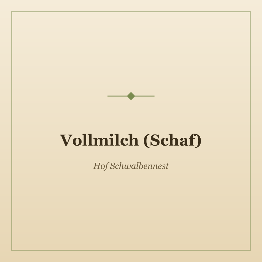 Vollmilch (Schaf)