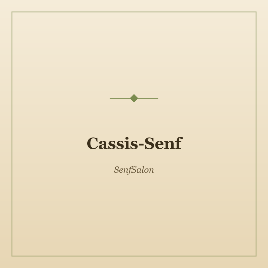 Cassis-Senf