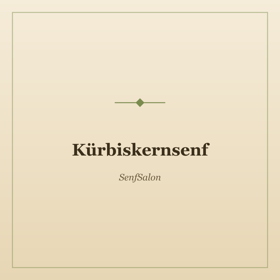Kürbiskernsenf