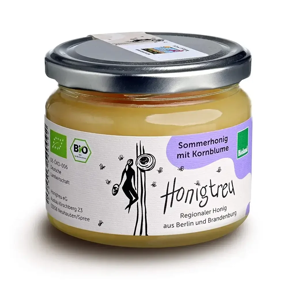 Sommerhonig mit Kornblumenhonig
