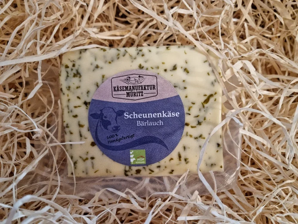 Scheunenkäse mit Bärlauch