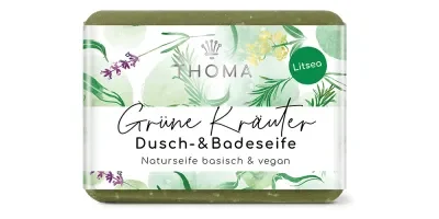 Grüne Kräuterseife