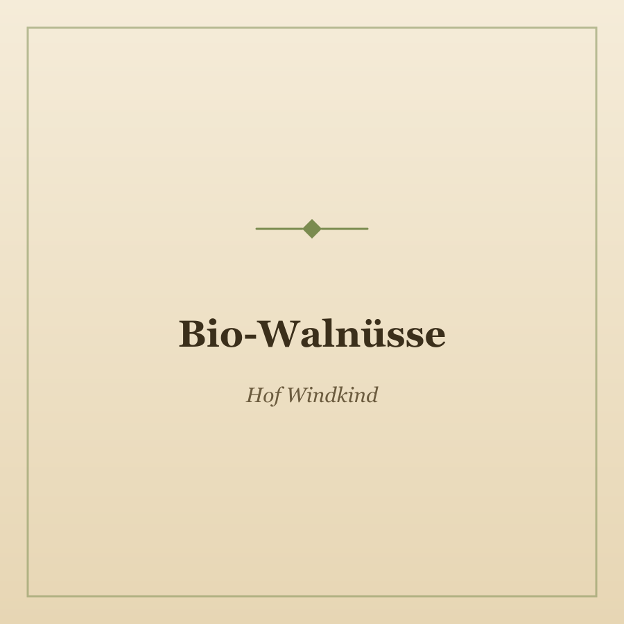 Bio-Walnüsse
