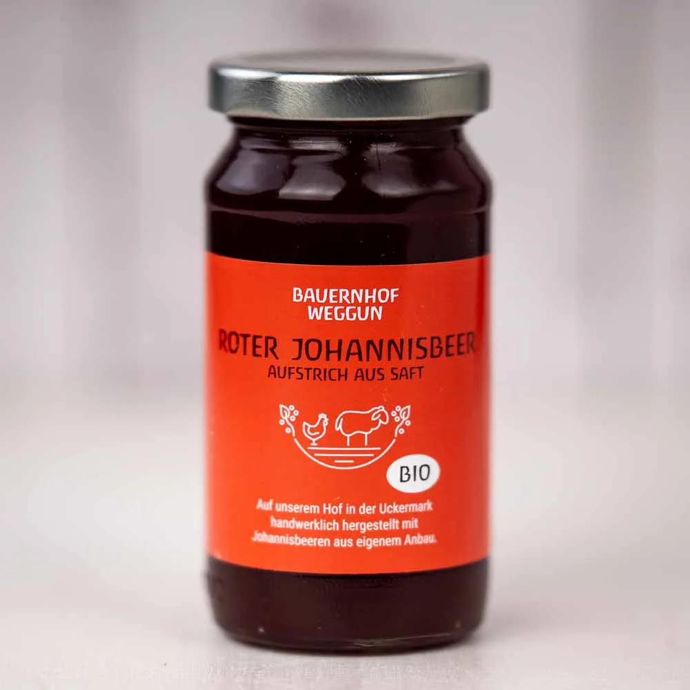 Roter Johannisbeer Aufstrich aus Saft