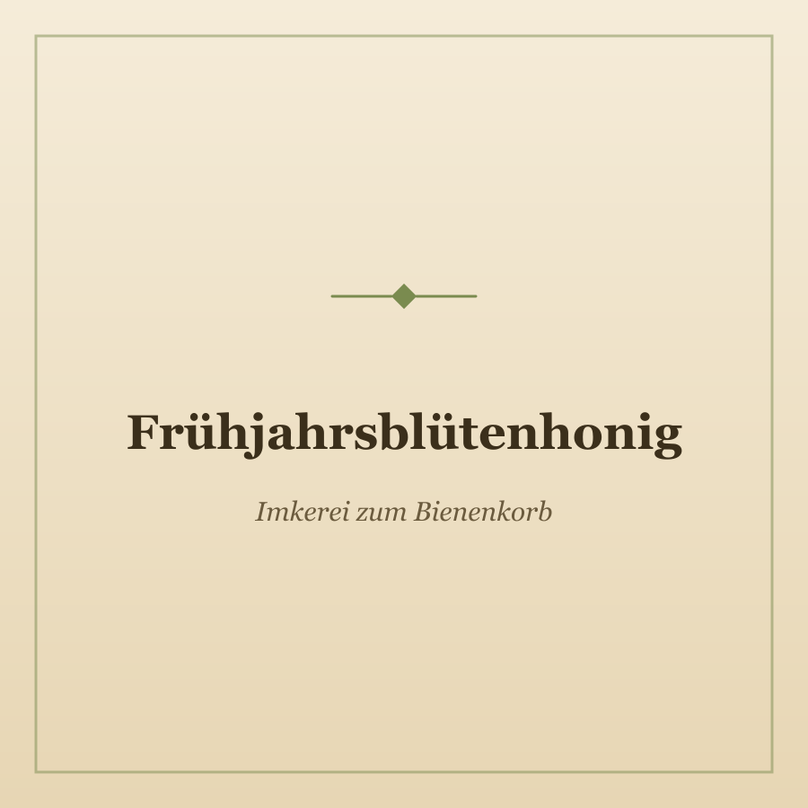 Frühjahrsblütenhonig von Imkerei zum Bienenkorb, Foto 1