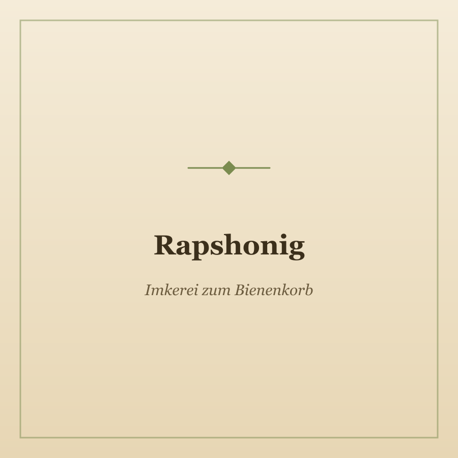 Rapshonig von Imkerei zum Bienenkorb, Foto 1