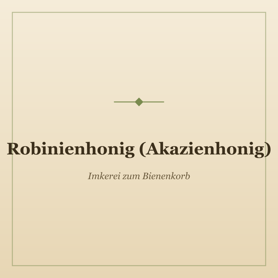 Robinienhonig (Akazienhonig) von Imkerei zum Bienenkorb, Foto 1