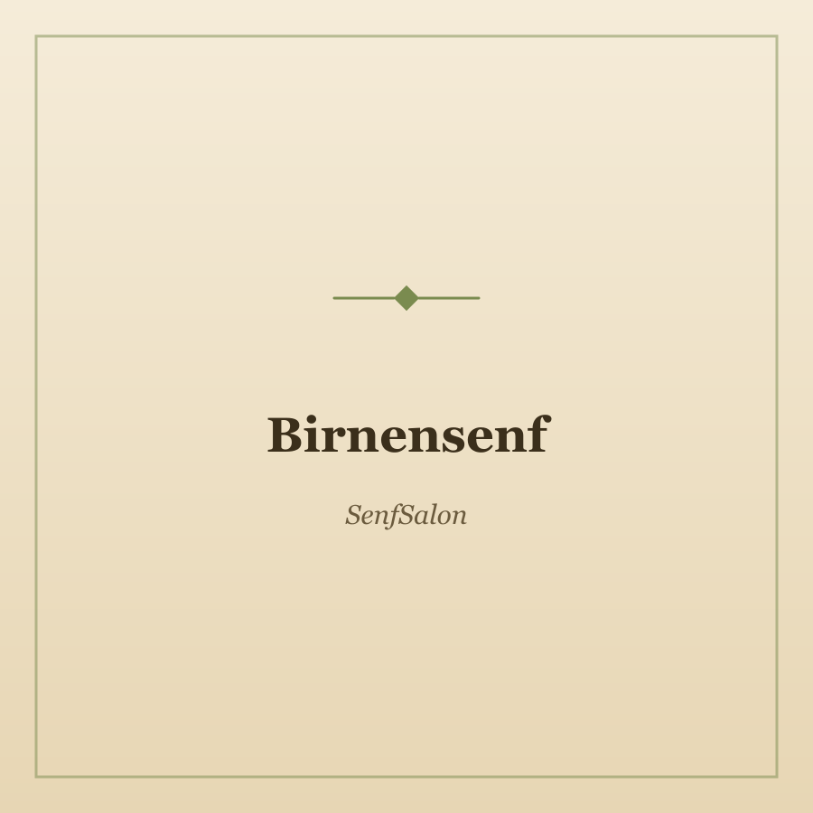 Birnensenf von SenfSalon, Foto 1