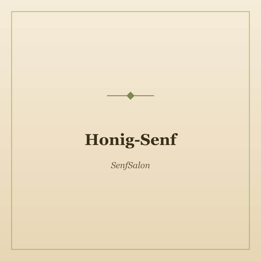 Honig-Senf
