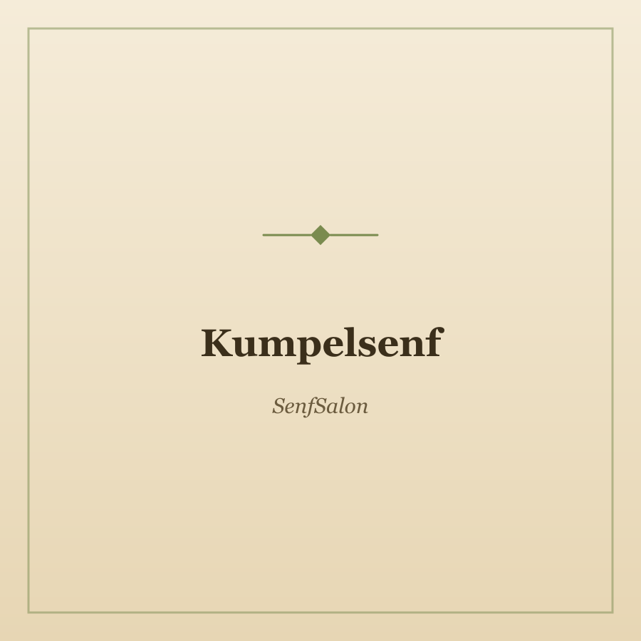 Kumpelsenf von SenfSalon, Foto 1