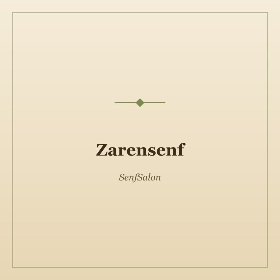 Zarensenf