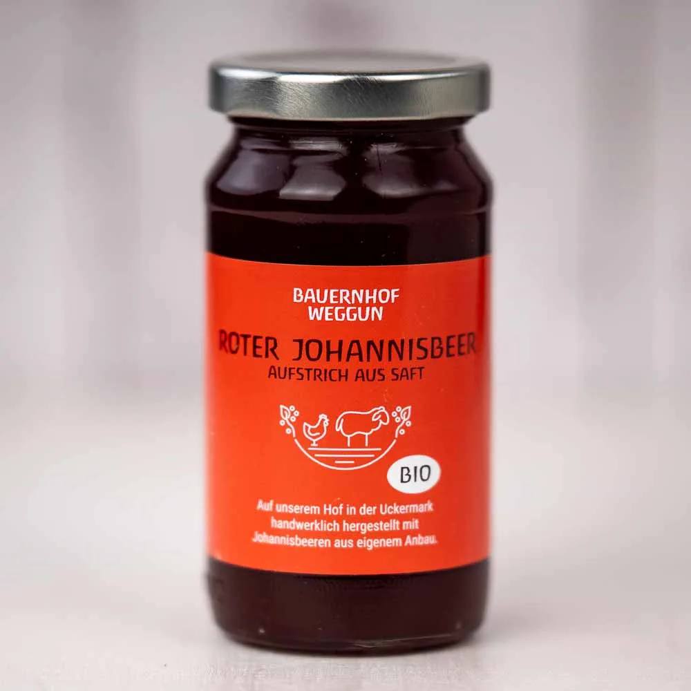 Roter Johannisbeer Aufstrich aus Saft von Bauernhof Weggun, Foto 1
